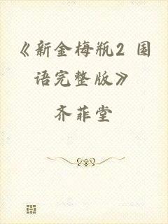 《新金梅瓶2 国语完整版》